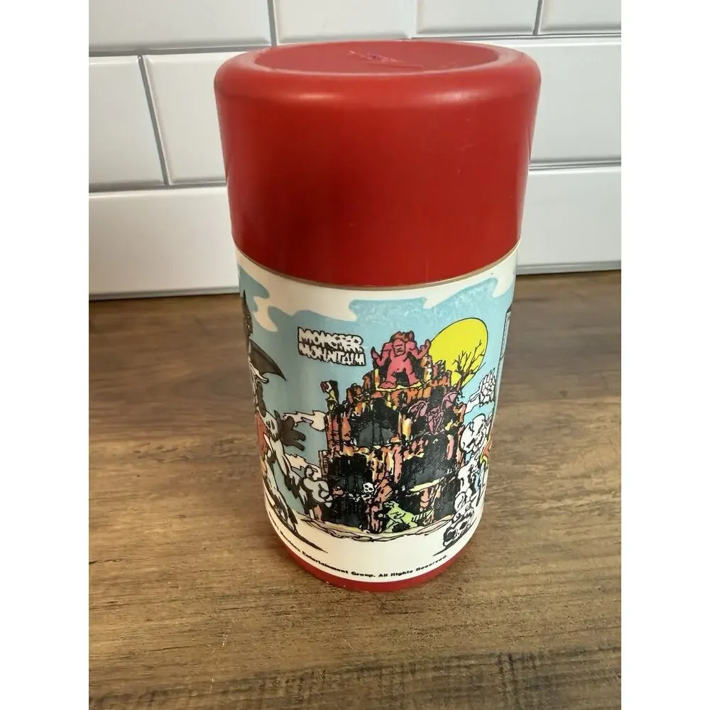 Vintage 1991 Monster in my Pocket Plastic Aladdin 8 Oz Thermos Only0